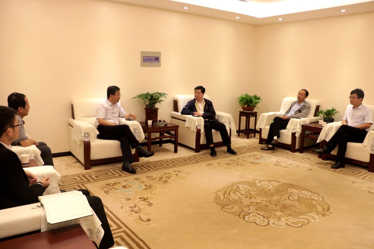 陕建投资集团与韩城市高层领导交流会谈